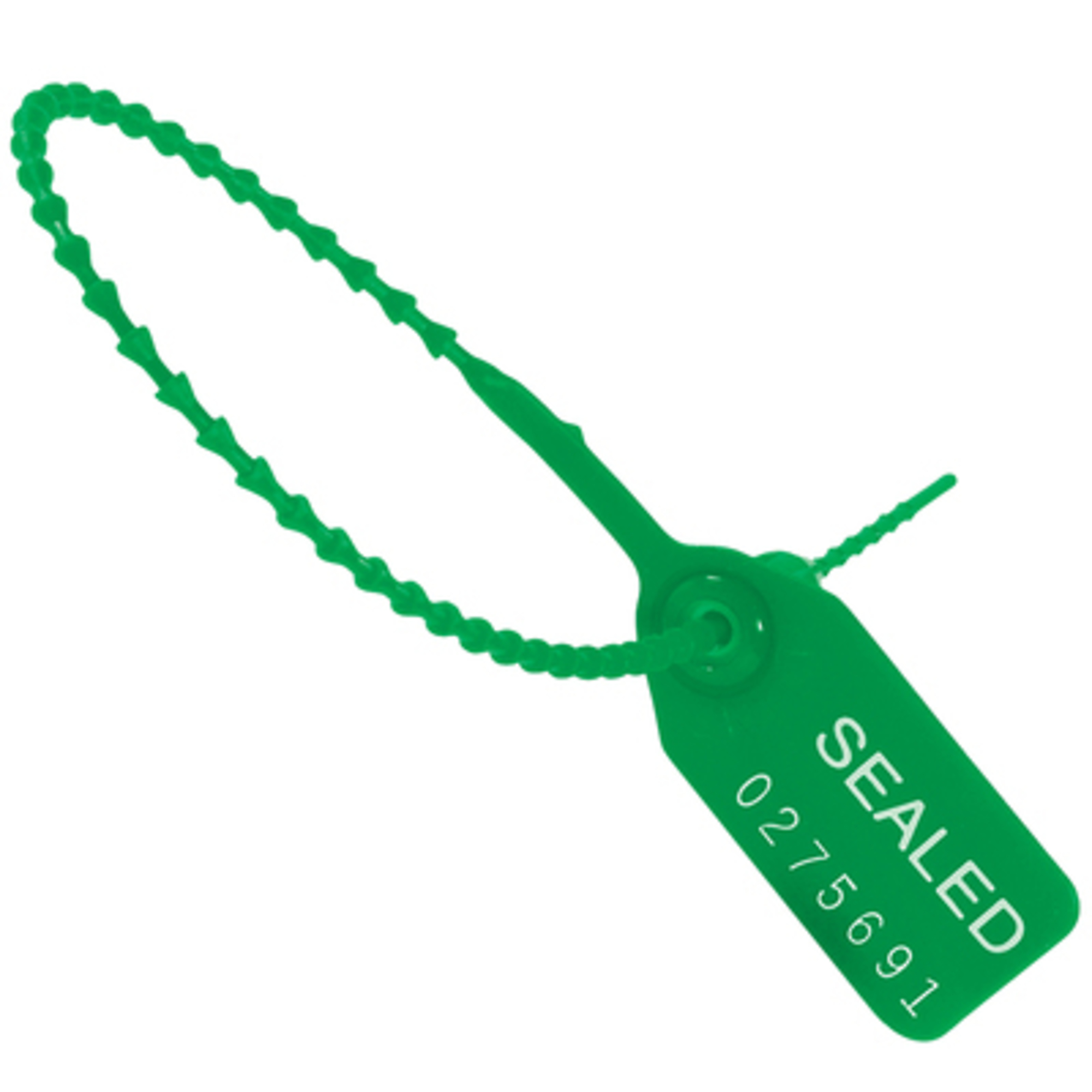 12in. Green Pull-Tight Seals 100/CS, Model# SE1005G